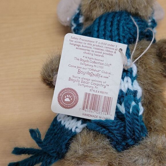 2 Boyd's Bear Moose stuffed animals - Picture 6 of 10